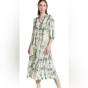 BA&SH Isolde Maxi Dress Ecru
